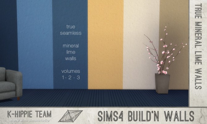 Sims 4 7 Mineral Lime Walls Mediterranea Colours volume 1 at K hippie