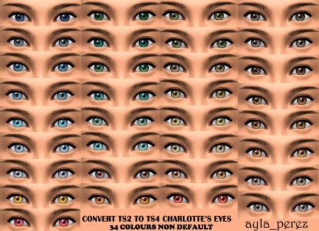 Eye Colors Non Default at Ayla’s Sims