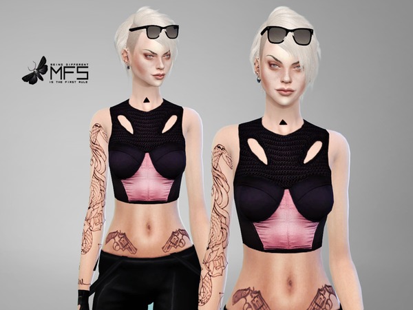 Sims 4 MFS Alex Top by MissFortune at TSR