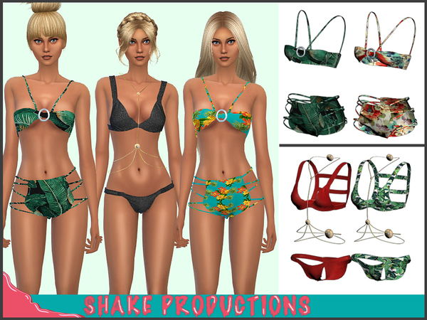 Sims 4 30 SET 3D Mesh by ShakeProductions at TSR