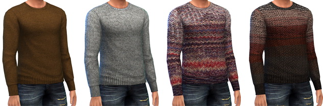Sims 4 Autumn Wool Sweaters at Marvin Sims