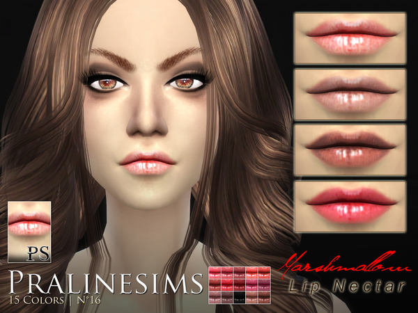 Marshmallow Lip Nectar Duo By Pralinesims At Tsr Sims 4 Updates