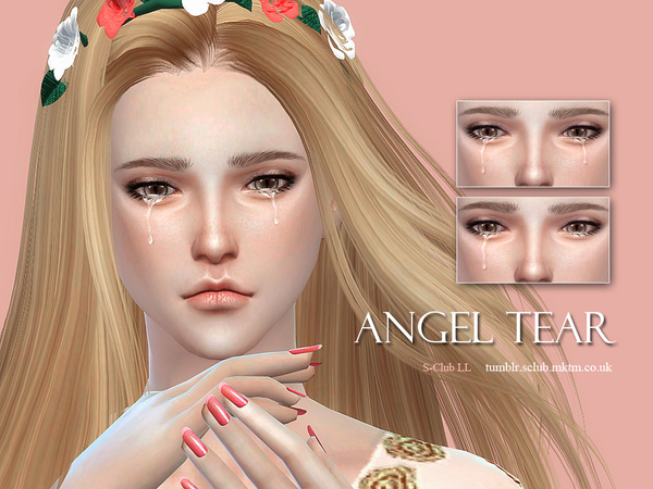 Sims 4 Angel Tear by S Club LL at TSR