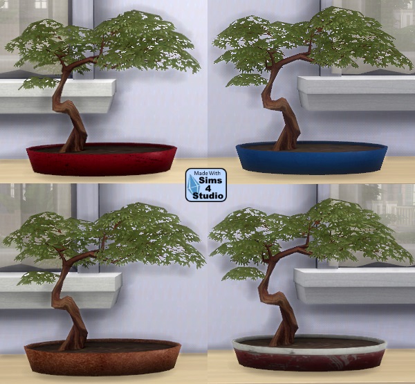 Sims 4 Bonsai Tree by OM at Sims 4 Studio