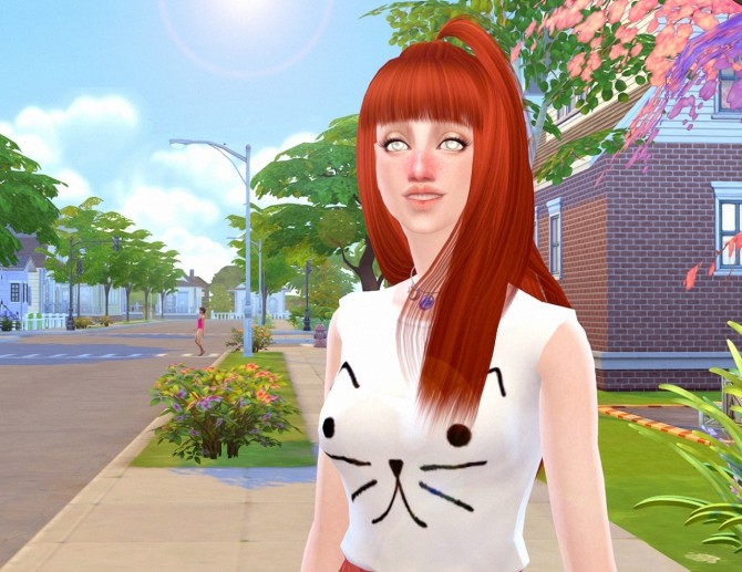 Sims 4 Raonjena female hair 8 conversion at manuea Pinny