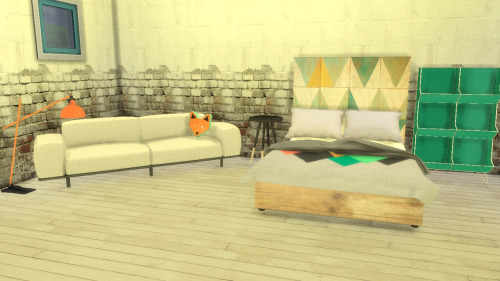 Sims 4 R13′s Fabriek Bedroom & 7 17 Living Conversions at LindseyxSims