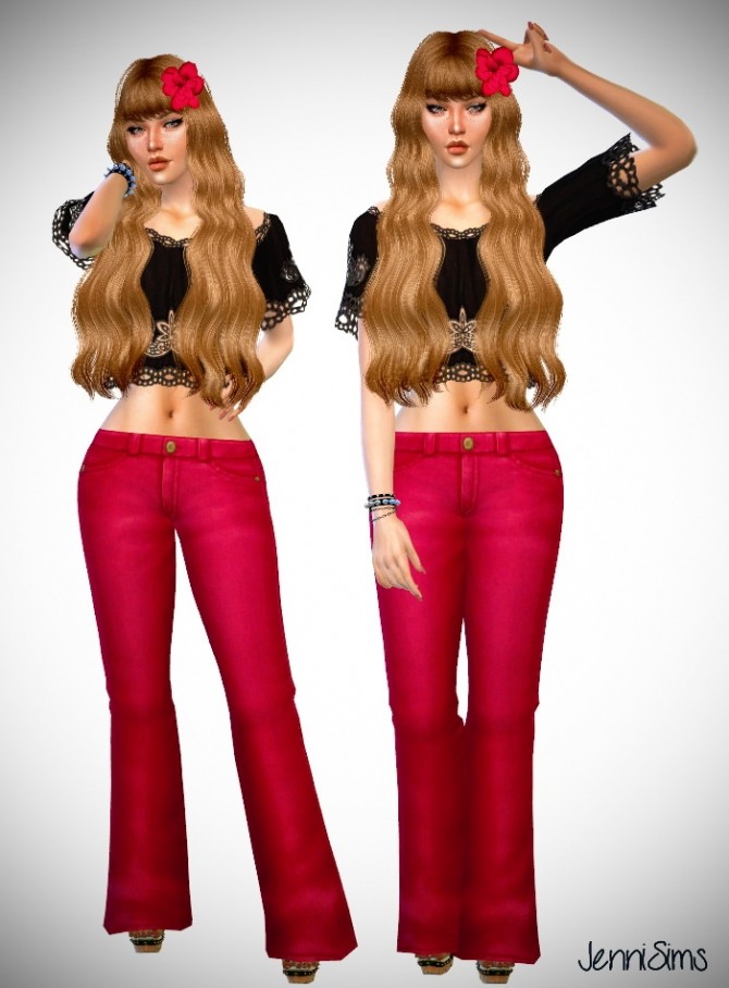 Sims 4 Bell Jeans at Jenni Sims