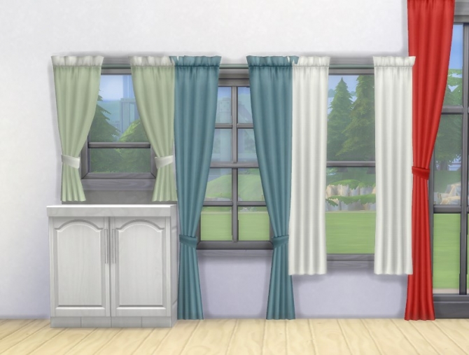 Simple Curtains by plasticbox at Mod The Sims » Sims 4 Updates