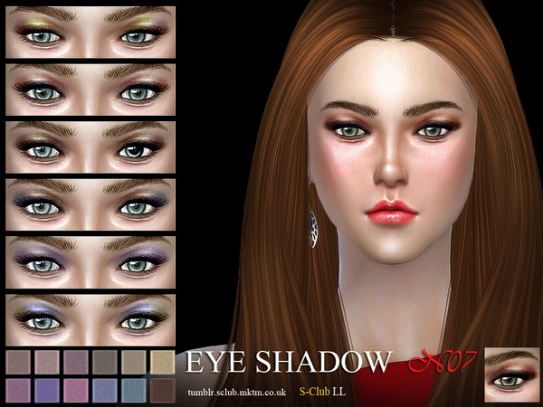 Sims 4 Eyeshadow 07 by S Club LL at TSR