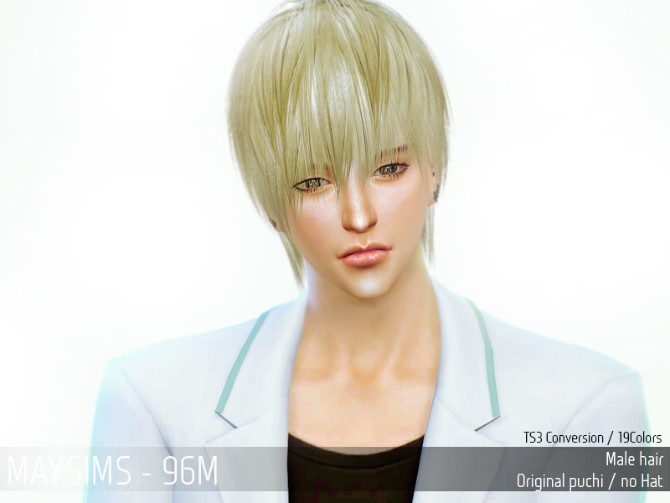 Sims 4 Hair 96M (Puchi) at May Sims