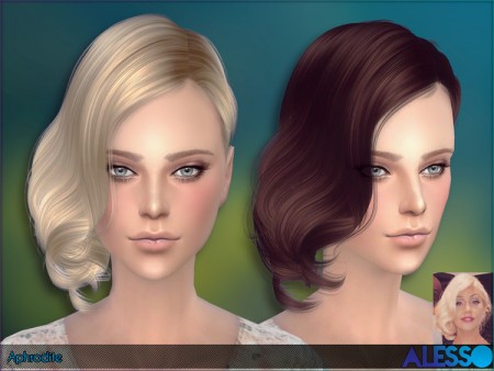 Aphrodite Hair by Alesso at TSR