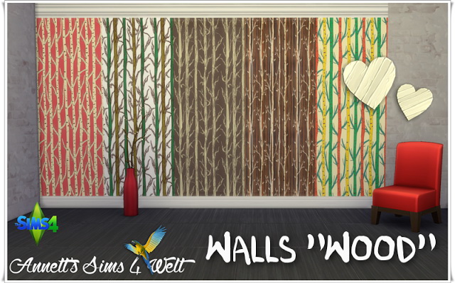 Sims 4 Wood Walls at Annett’s Sims 4 Welt