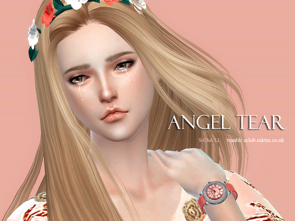 Sims 4 Angel Tear by S Club LL at TSR