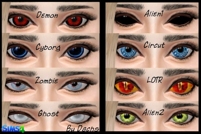 Sims 4 Windows into your Soul Eyes at Dachs Sims