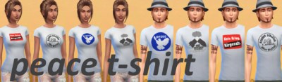 Sims 4 Peace T Shirt M/F at Nowa24