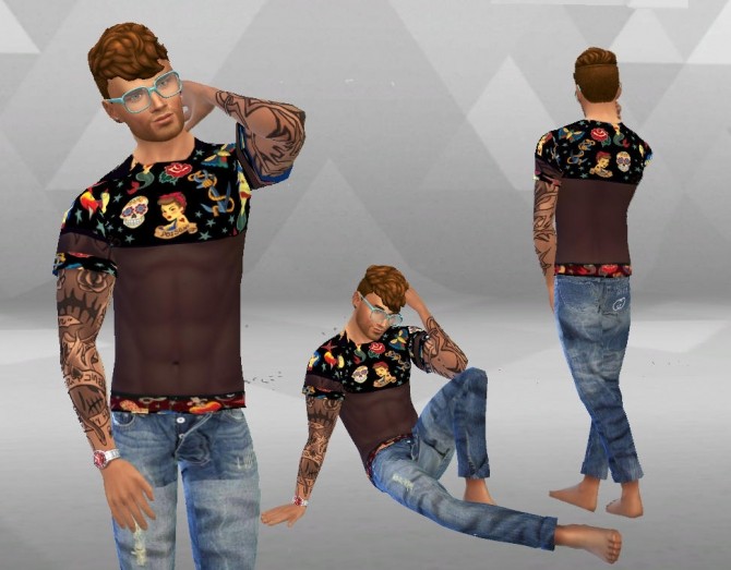 Sims 4 Designer fashion for males at sTudio MbMs4