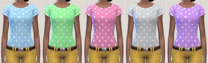 Sims 4 Tee with Dots at Veranka