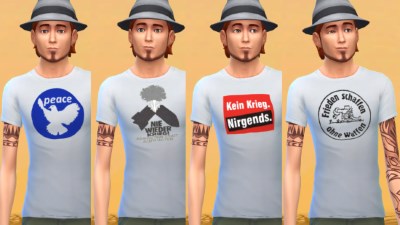 Sims 4 Peace T Shirt M/F at Nowa24