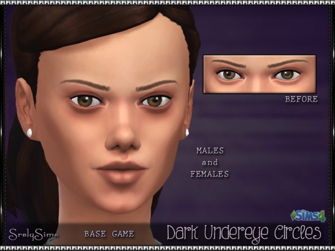 Dark Undereye Circles At Srslysims Sims 4 Updates 9171