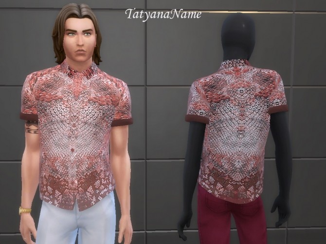 Sims 4 Men’s shirt 02 at Tatyana Name