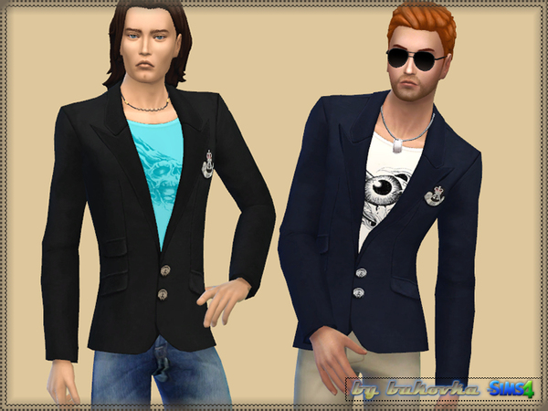 Sims 4 Club Blazer by bukovka at TSR