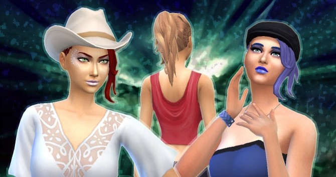 Sims 4 From The Future hair at My Stuff