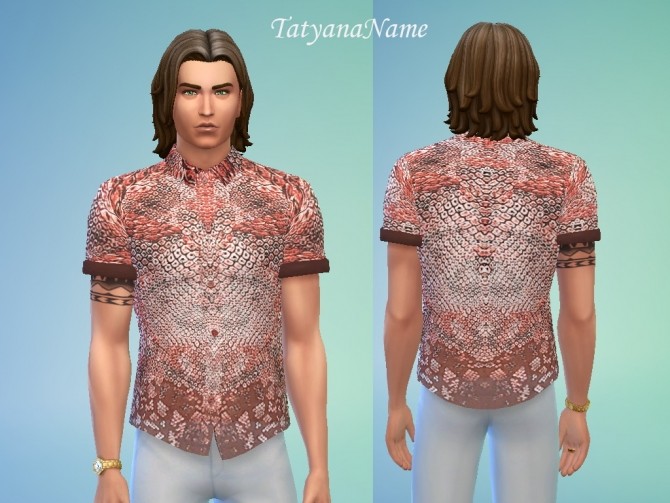 Sims 4 Men’s shirt 02 at Tatyana Name