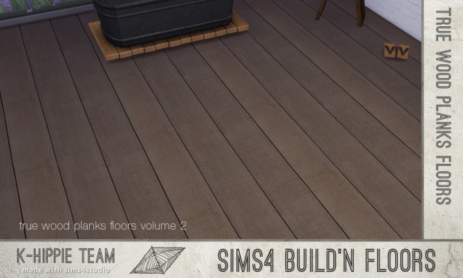 Sims 4 7 Authentic Wood Floors vol. 2 at K hippie