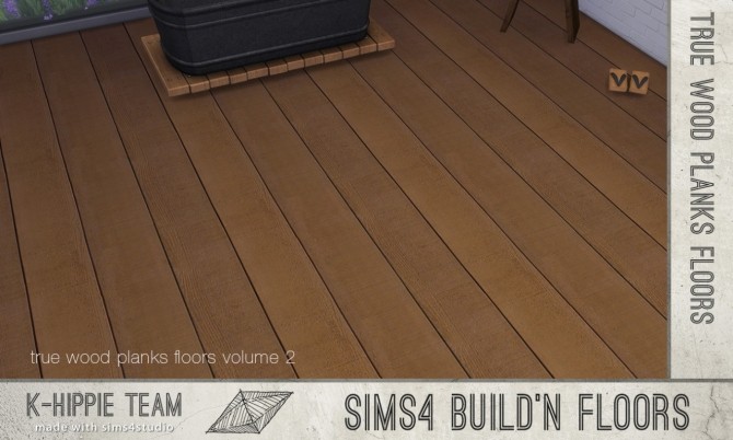 Sims 4 7 Authentic Wood Floors vol. 2 at K hippie