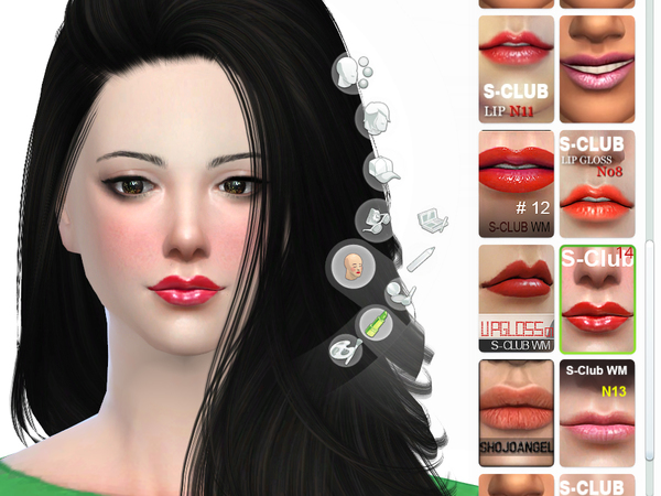 Sims 4 Lipstick 14 by S Club WM at TSR