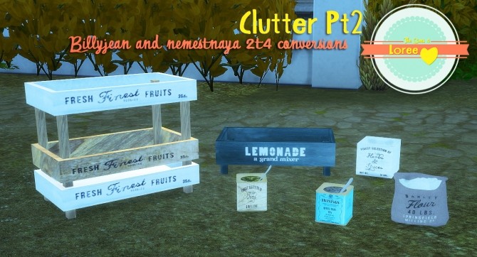 Sims 4 Clutter Pt.2 at Loree