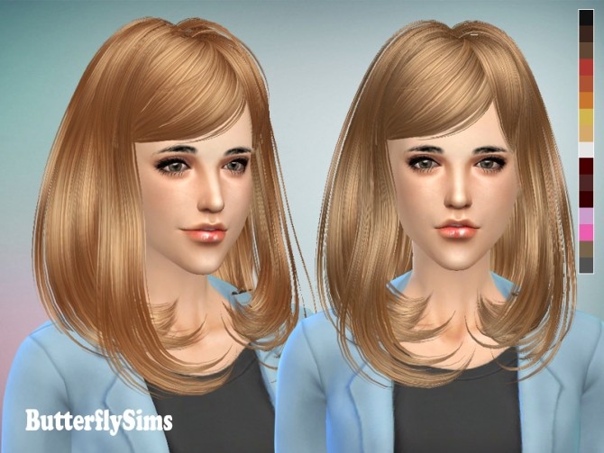 Sims 4 B fly Hair 058 (free) by YOYO at Butterfly Sims