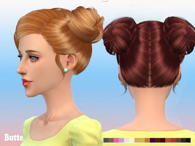 Sims 4 B fly hair 078F (FREE) at Butterfly Sims