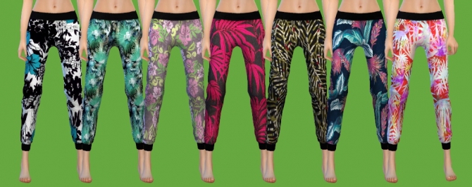 Pants with prints at Tukete » Sims 4 Updates