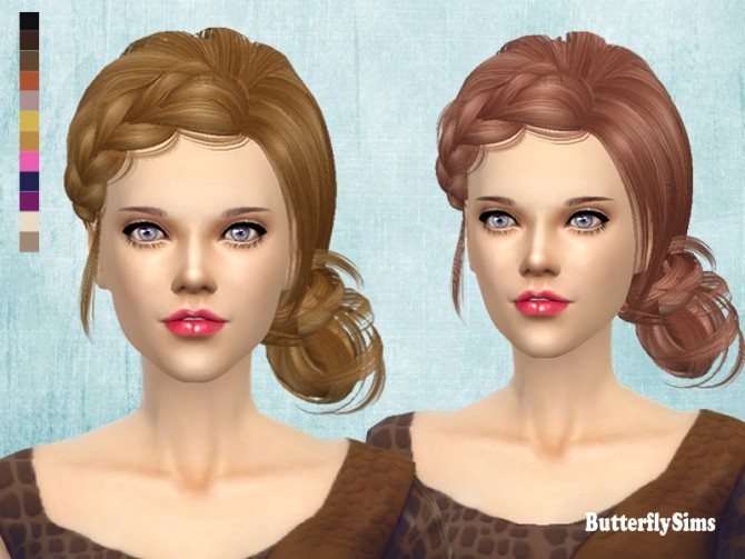Sims 4 B fly hair af 092 No hat (Pay) at Butterfly Sims