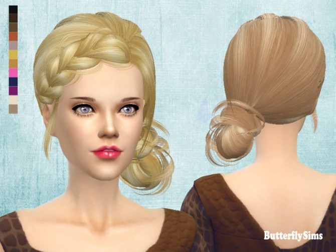 Sims 4 B fly hair af 092 No hat (Pay) at Butterfly Sims