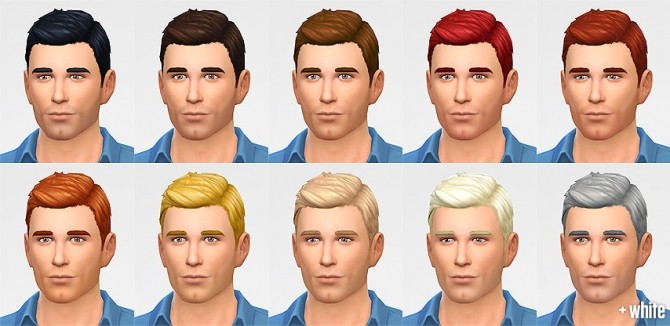 Sims 4 Jaw King and 5 O’Clock Penumbra stubbles at LumiaLover Sims
