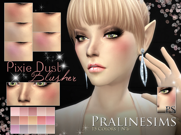 Sims 4 Pixie Dust Blusher by Pralinesims at TSR