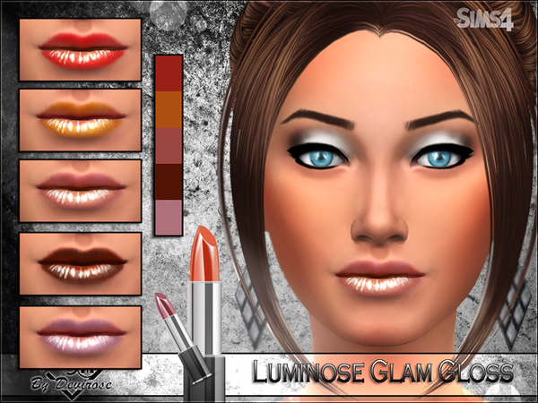Sims 4 Luminose Glam Gloss by Devirose at TSR