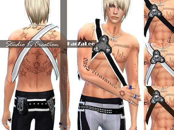 Sims 4 Sword art online kirito outfit at Studio K Creation