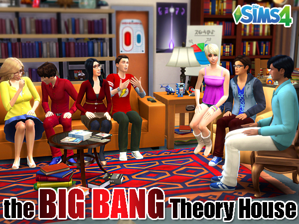Sims 4 The BIG BANG theory house at Akisima