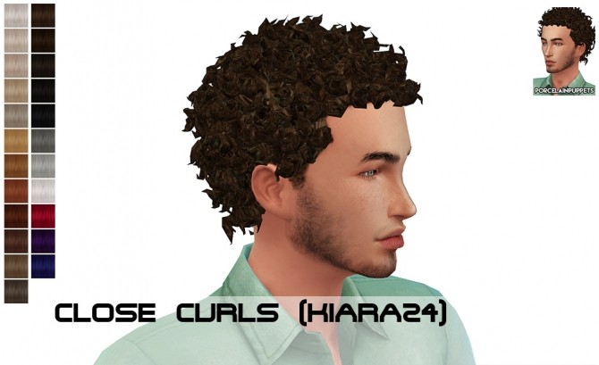 Sims 4 Kiara24 Close Curls for all ages at Porcelain Warehouse