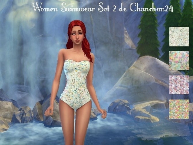 Sims 4 WOMEN SWIMWEAR SET 2 by Chanchan24 at Sims Artists