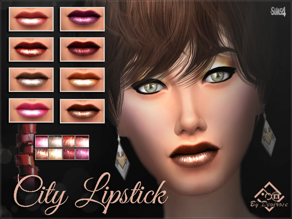 Sims 4 City Lipstick by Devirose at TSR