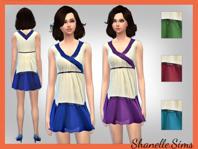 Sims 4 Dress set at Shanelle Sims