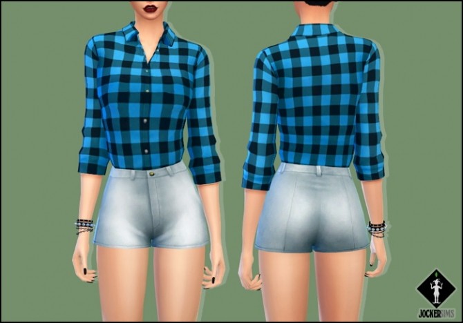 Sims 4 Hold Me Down Outfit at Jocker Sims