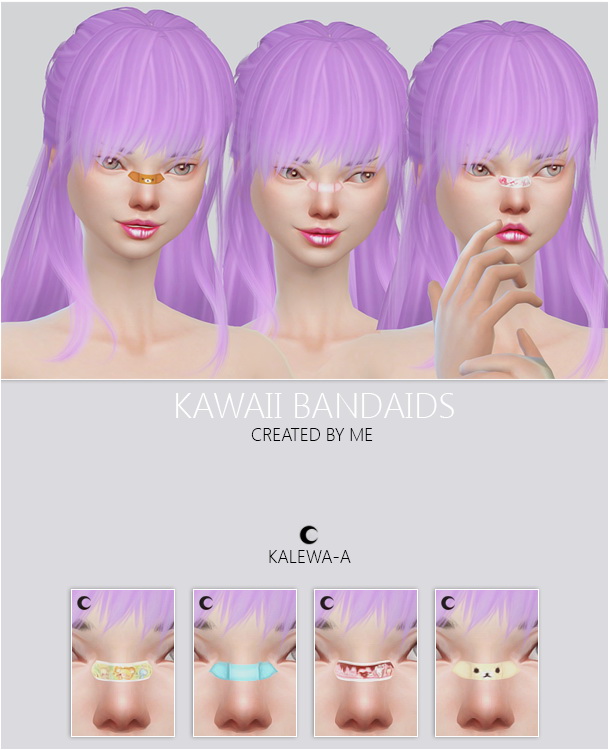 Sims 4 Kawaii Bandaids at Kalewa a