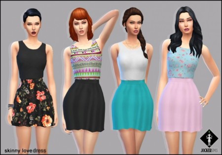 Skinny Love Dress at Jocker Sims