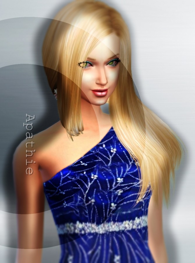 Sims 4 Granate Dress at Apathie