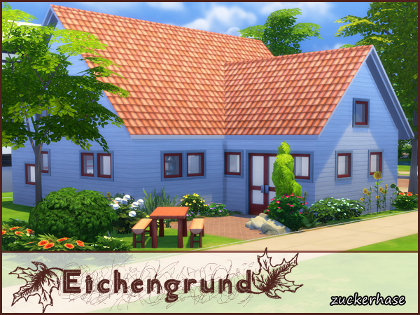 Sims 4 Eichengrund house by zuckerhase at Akisima